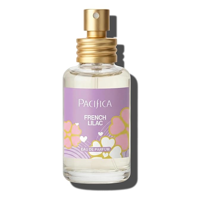 Pacifica French Lilac Spray Perfume – Clean Vegan Floral Fragrance for Women, Fresh-Cut Lilac & Powdery Magnolia Notes, Long-Lasting Romantic Spring Scent, 1 oz