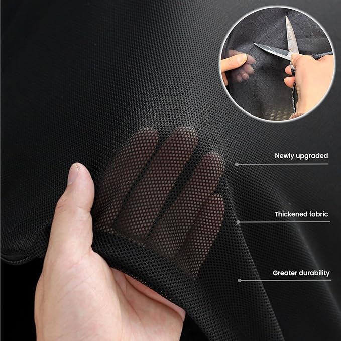 Car Tailgate Mesh Screen for SUV, CUV, MPV, Van, Ventilation Breathable and Anti-Mosquito Magnetic Mosquito Net Tailgate Essentials Car Camping Accessories