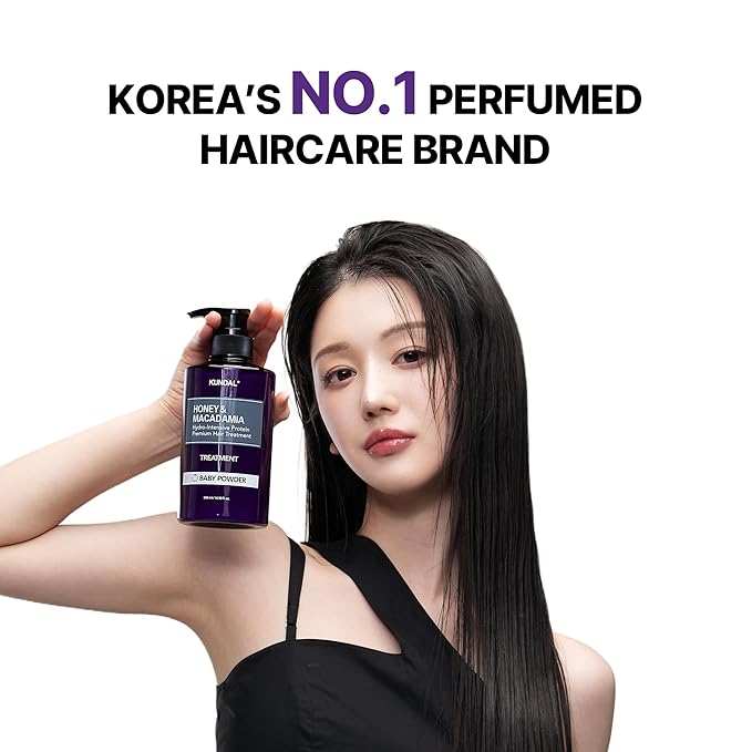 KUNDAL 韓国シャンプー&コンディショナーセット【ブラックベリーベイ】サロン品質、長持ちする香り、保湿、サルフェートフリー、アルガン&マカダミアオイル配合、韓国ヘアケア、各500ml、クリスマスプレゼントに