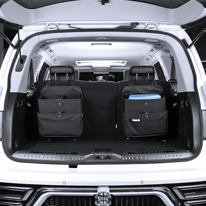 TAIKOO Car Seat Organizer,Universal Fit for Front & Back Seats-Hanging Letters/Legal Folders/Laptops and Tablets,Compatible with Cars, Trucks, and Vans