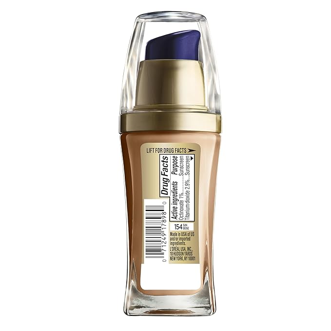 L'Oreal Paris Visible Lift Serum Absolute Foundation, Sun Beige, 1 Ounce
