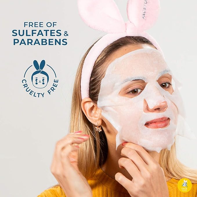FACETORY Kビューティー フェイスマスク スキンケア - OH MY GOODNESS REJUVENATING SNAIL シートマスク(カタツムリエッセンス&ヒアルロン酸配合)|保湿(5枚パック)