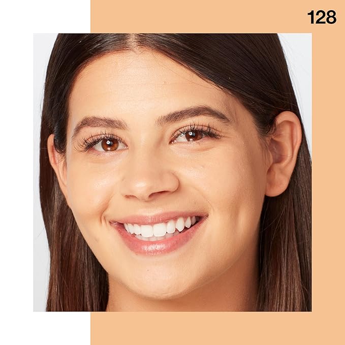 Maybelline Fit Me Dewy + Smooth Liquid Foundation Makeup, Warm Nude, 1 Count (Packaging May Vary)