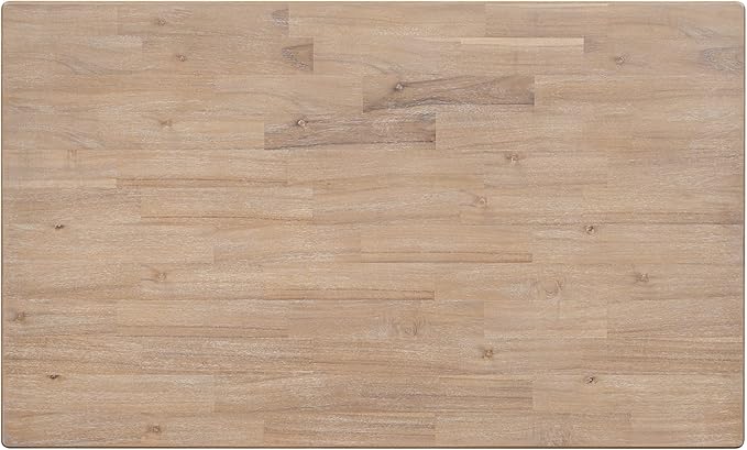 Harper & Bright Designs Kitchen Dining Table Set for 6, Classic and Traditional Style 6 Piece Kitchen Dining Table Set, 4 Upholstered Chairs & Bench (Natural Wood Wash)