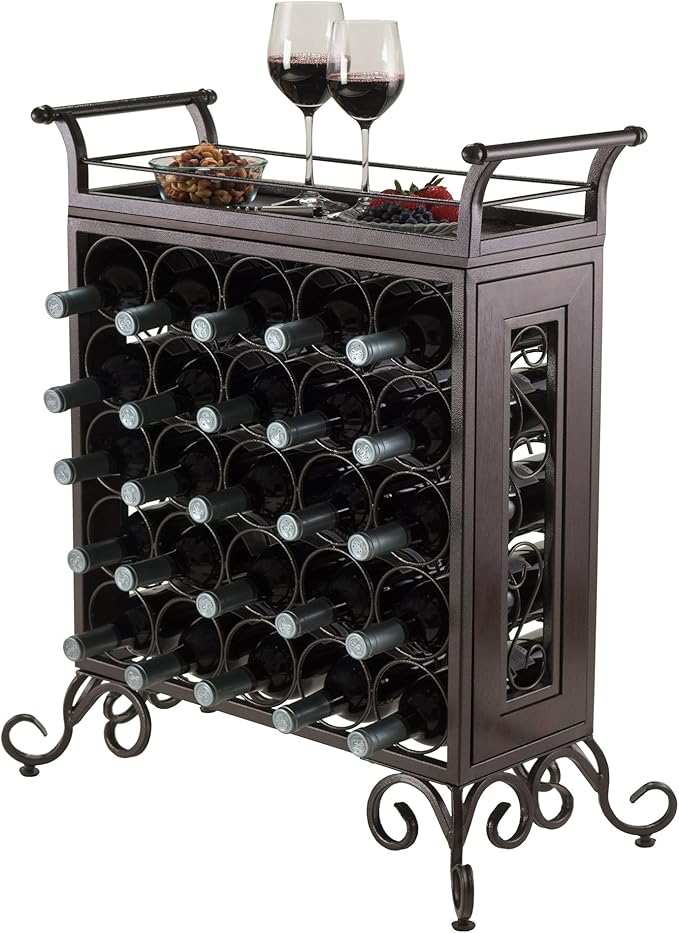 Winsome Silvano 5x5 Wine Rack (87523)