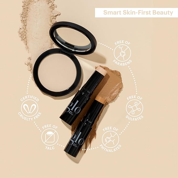 グロー スキン ビューティー モダン マット ファンデーション、6W (30 mL) - オイルフリー、重ね塗り可能なミディアム~フルカバー、サリチル酸とナイアシンアミド配合