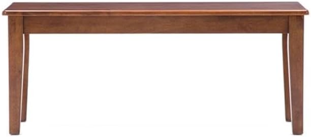 Boraam Shaker Backless Wood Bench - Walnut