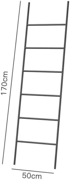 Standing Towel Rack Towel Stand Towel Holder 6 Tier Blanket Holder Blanket Ladder Rack Wall Mounted Metal Standing Towel Drying Storage Rack Towel Shelf Freestanding Towel Rack (Size : Gold)