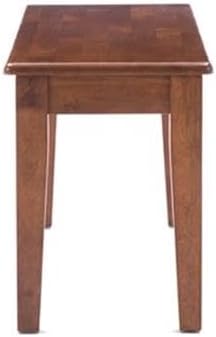 Boraam Shaker Backless Wood Bench - Walnut