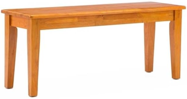 Boraam Shaker Backless Wood Bench - Oak