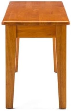 Boraam Shaker Backless Wood Bench - Oak