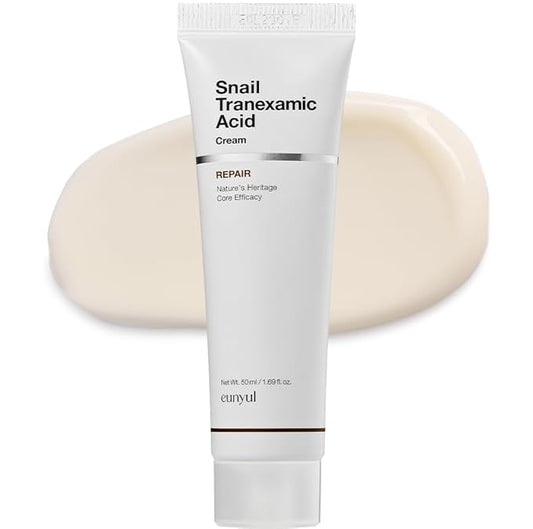 EUNYUL Snail Tranexamic Acid Moisturizing Cream (1.76 oz / 50g) – Korean Face Cream for Hydration & Skin Barrier Care