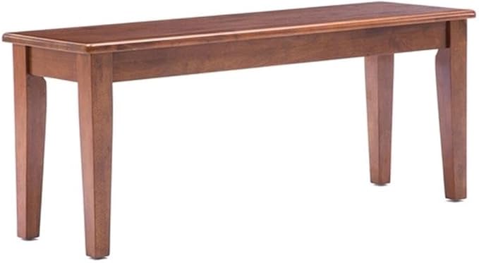 Boraam Shaker Backless Wood Bench - Walnut
