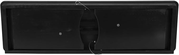 Flash Furniture Hercules Commercial Farmhouse Folding Bench, Antique Solid Pine Entryway Bench, Foldable Locking Legs, 40" x 12", Black Wash