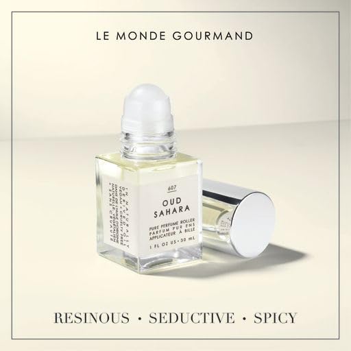 ル・モンド・グルマン ウードサハラパフュームオイル - 1 fl oz (30ml) - 魅惑的でスパイシー、バニラ、アンバー、ベルガモットの香り