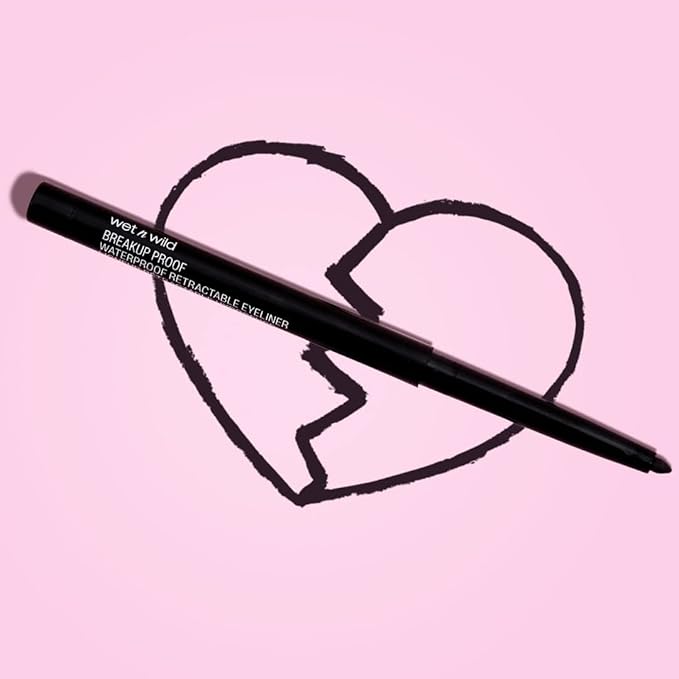 wet n wild メガラスト ブレイクアッププルーフ ウォータープルーフ リトラクタブルジェルアイライナー - 超高発色 16時間持続、にじみにくいサテンフィニッシュ処方、クルエルティフリー＆ヴィーガン - ダークブラウン
