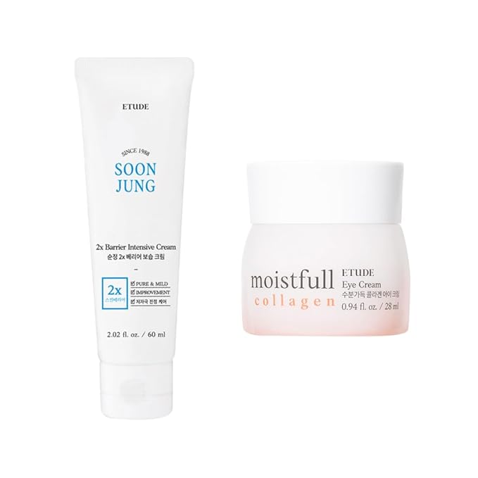 ETUDE SoonJung 2x Intensive Cream (Rich Moisture) Moistfull Collagen Korean Eye Cream