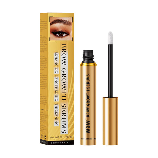 Eyebrow Serum W3W Eyebrow Growth Serum Eyebrow Serum for Boost Lash Growth Serum Advanced Formula for Longer Fuller and Thicker Lashes 3 ML (Golden)
