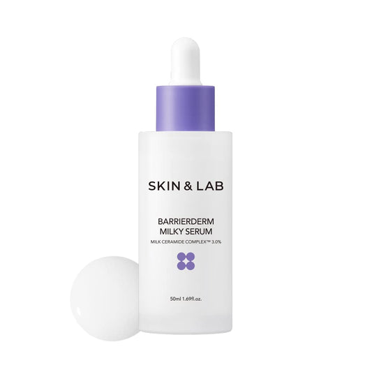 [SKIN&LAB] Barrierderm Milky Serum | Milk Ceramide Complex Squalane and Panthenol to repair Skin Barrier | Made in Korea | 1.69 Fl Oz