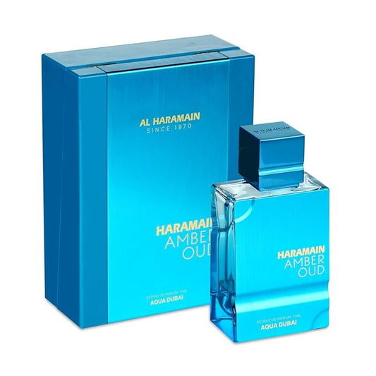 Al Haramain アンバーウード - アクア ドバイ - 男女兼用コロン - ベルガモット、アンバー、ムスクの香り - 男女兼用フレグランス - 75ml