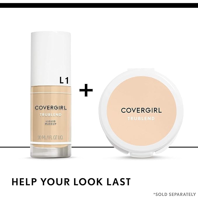 COVERGIRL truBlend Liquid Foundation Makeup Sun Beige D2, 1 oz (packaging may vary)