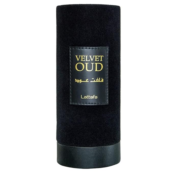 Lattafa Velvet Oud ユニセックス オードパルファム スプレー、3.4オンス (2個パック)