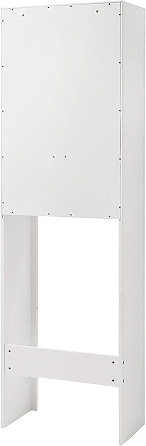 Crosley Furniture Tara Over The Toilet Storage Cabinet and Bathroom Organizer with a Drawer and Shelves, Vintage White