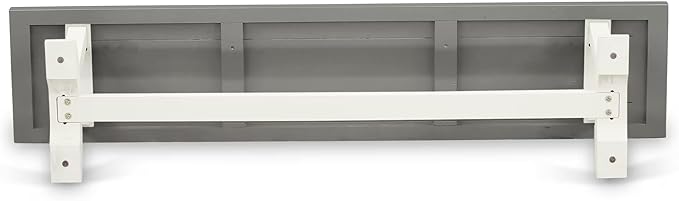 East West Furniture VB097 V-Style Dining Table Bench with Wooden Seat, 72x15x18 Inch, Multi-Color