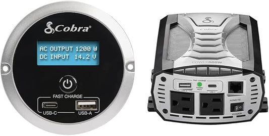 Cobra CPIALCDG1 Remote Controller and Cobra POWER 500W Power Inverter Bundle
