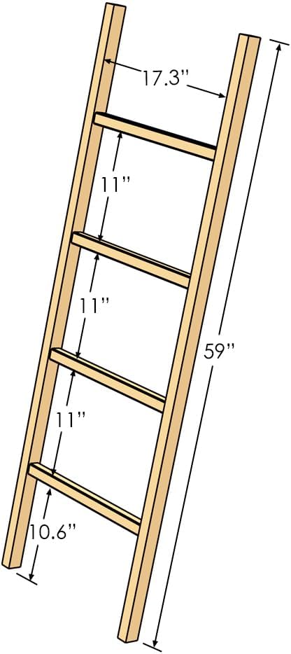 Asta Spa Teak Towel Ladder