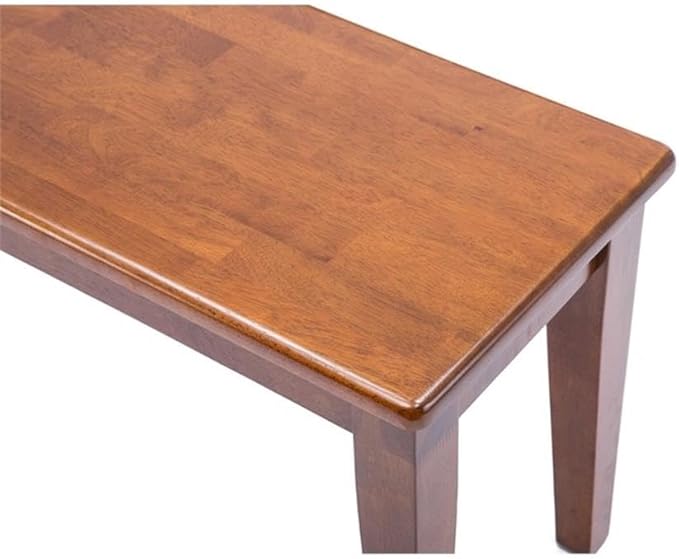 Boraam Shaker Backless Wood Bench - Walnut