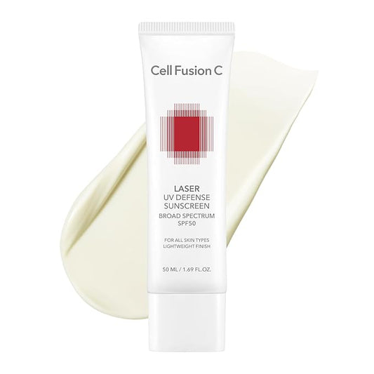 Cell Fusion C Laser UV Defense Sunscreen SPF 50, PDRN Sunscreen, Lightweight & Soft Matt Finish, Oxybenzone Free, Korean Skin Care, 50ml / 1.69 fl.oz