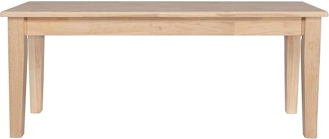 Boraam Shaker Backless Wood Bench - Blonde Oak