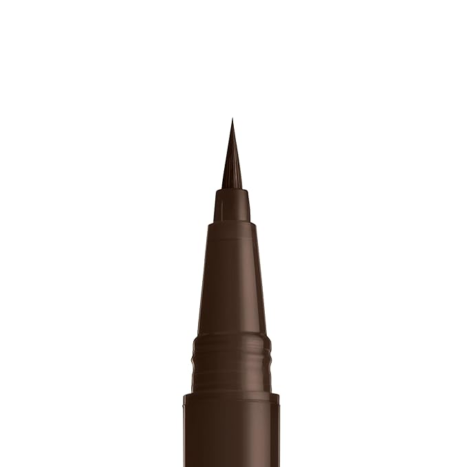 NYX PROFESSIONAL MAKEUP エピックインクライナー、ウォータープルーフ リキッドアイライナー（ヴィーガン処方） - ダークチョコレート（ダークブラウンマット）