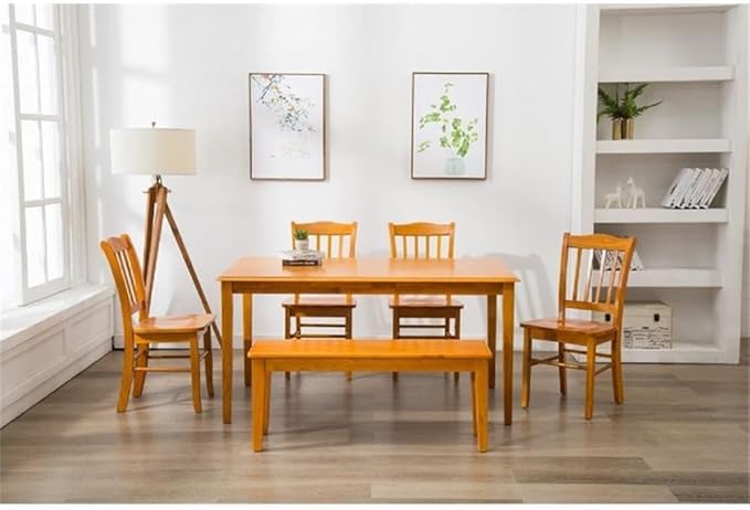 Boraam Shaker Backless Wood Bench - Oak