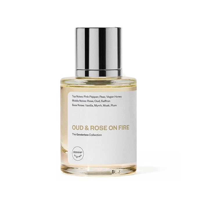 Dossier Original オードパルファム - Oud & Rose on Fire - ユニセックス - 50 ML 長時間持続する香水 フランス製