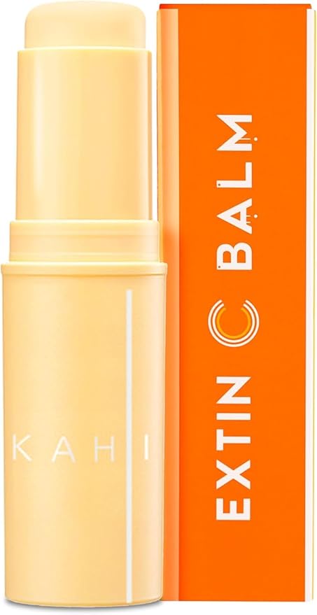 KAHI Extin C Balm - Vitamin C Infused Moisturizer Stick | Starter & Finishing Balm for Skin Brightening & Fine Lines (0.31 oz)