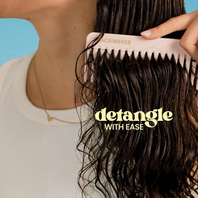The Beachwaver Co. Luxe Leave-In Conditioning Detangler - Full Size (6 Fl Oz) | Leave-In Treatment to Hydrate, Smooth, & Strengthen w/HiX Vegan Bond Multipliers | Bali Beach Night Fragrance