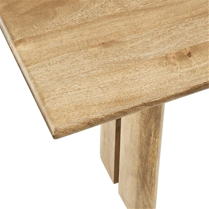 Modway EEI-6344-OAK Amistad 58" Wood Bench, Oak
