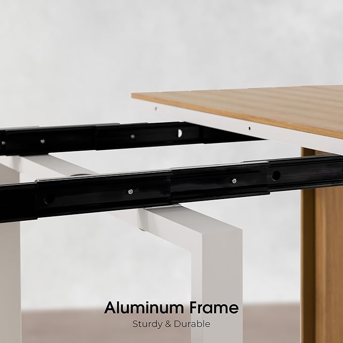 Transformer Table - Extendable Outdoor Dining Set up to 12, Expandable Patio Table, Weather-Resistant Patio Furniture, Space-Saving Sturdy Outdoor Table, Light Oak, Natural (Table Only)