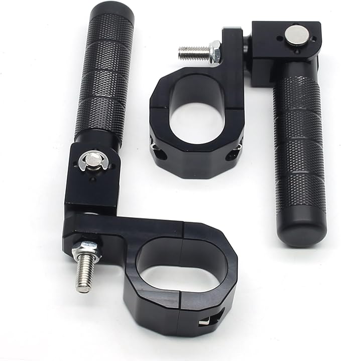 MZS Motorcycle Foot Pegs, Passenger Footrest Rear Folding Footrest Rest Accessories CNC Black Compatible with CT125 Trail 125 Hunter Cub 2021-2024