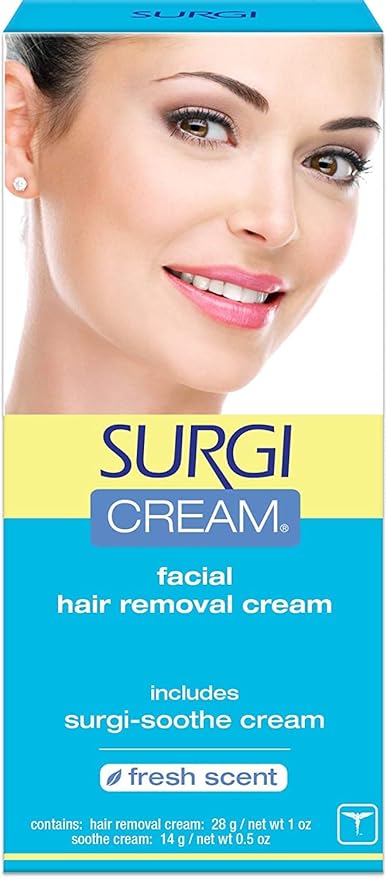 Surgiwax - Facial Hair Removal Cream 1 Oz X 2 Pack