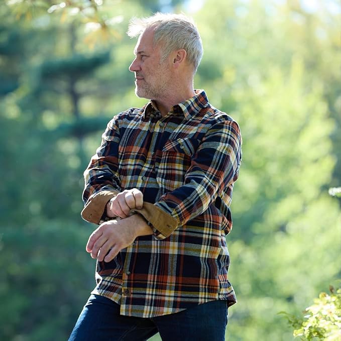 Legendary Whitetails Mens Long Sleeve Button Down 100% Cotton Flannel Shirt