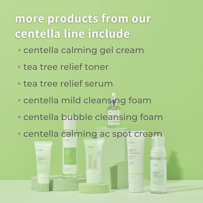 IUNIK Centella Calming Moisture Daily Sunscreen SPF 50+ PA++++ Matte & No White Cast Centella Asiatica Dry Oily Sensitive Vegan Korean Skincare - Pack of 2