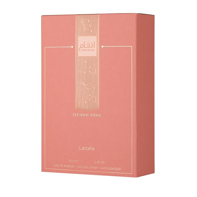 Lattafa Angham Second Song Eau de Parfum 100ml – Unisex Oriental Vanilla Fragrance, Long-Lasting Sweet & Creamy Scent