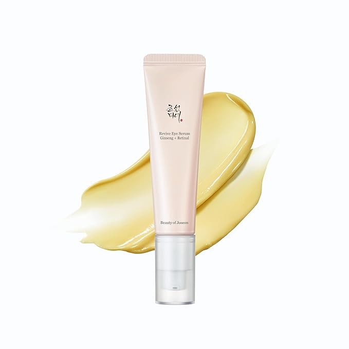 Beauty of Joseon Revive Firming Moisturizer Ginseng Ceramide + Fermented Retinol (60ml,2.02 fl.oz.) and Revive Eye Serum with Retinal Niacinamide (30ml, 1 fl.oz)