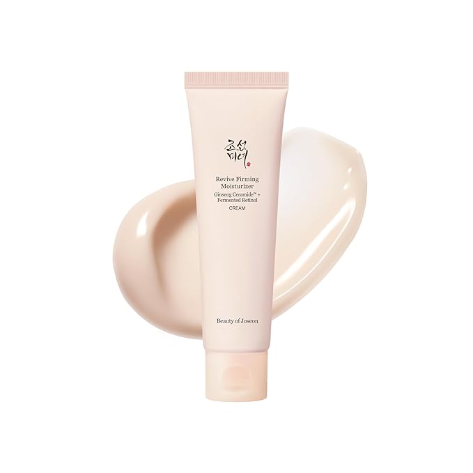 Beauty of Joseon Revive Firming Moisturizer Ginseng Ceramide + Fermented Retinol (60ml,2.02 fl.oz.) and Revive Eye Serum with Retinal Niacinamide (30ml, 1 fl.oz)