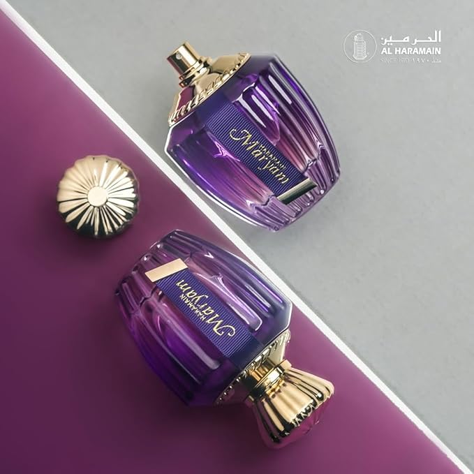 Al Haramain Maryam - Arabian Perfume for Women - Long Lasting Floral Fragrance with Notes of Cardamom, Saffron, Sandalwood, Musk & Amber - Arabic Eau de Parfum - 3.33 oz EDP Spray