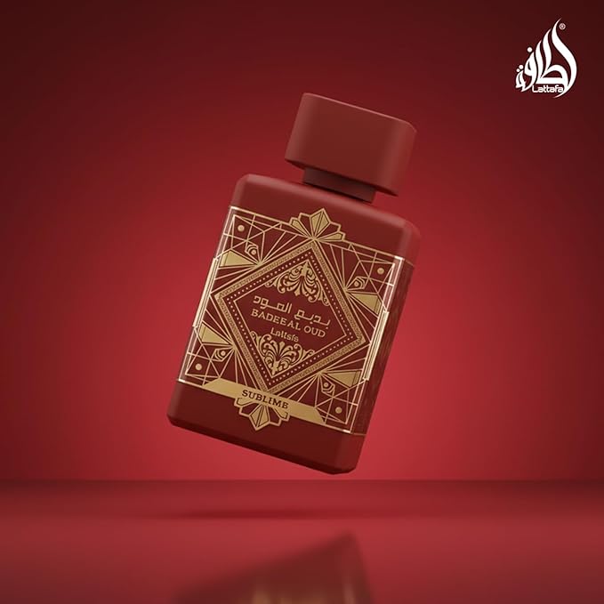 Lattafa Bade'e Al Oud Sublime - トロピカル、フルーティー、フレッシュ、バニラの香りのオードパルファム、ユニセックス向け、持続性の高いフレグランス、3.40オンス / 100 ml