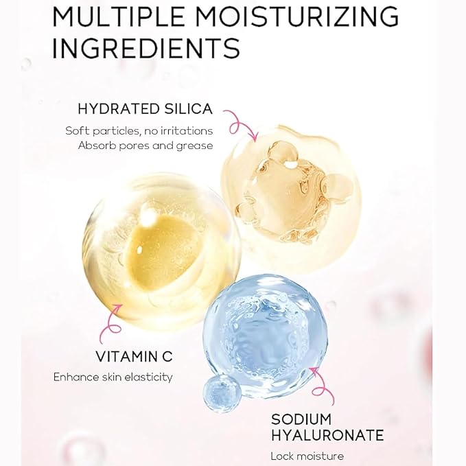 Purifying Exfoliating Gel, Face and Body Exfoliating Scrub Gel, Deep Cleansing Moisturizing Facial Exfoliator for All Skin Types (2pcs)